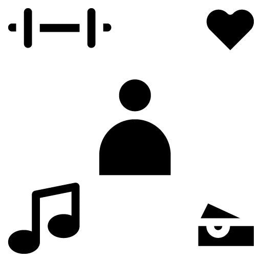 Hobby Group Glyph Icon