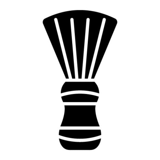 Shaving Brush Glyph Icon | Hair Salon