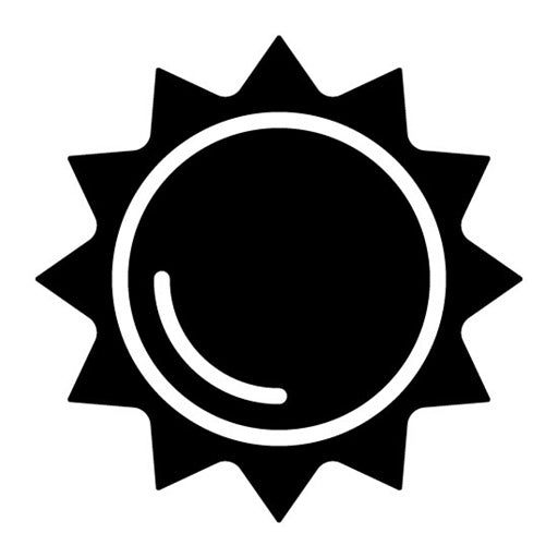 Sun Glyph Icon | Natural Resources