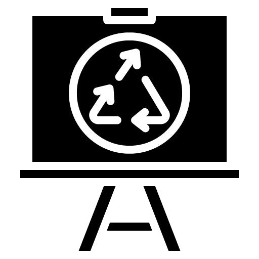 Upcycled Art Glyph Icon