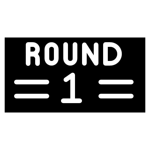 Boxing Fight Card Glyph Icon
