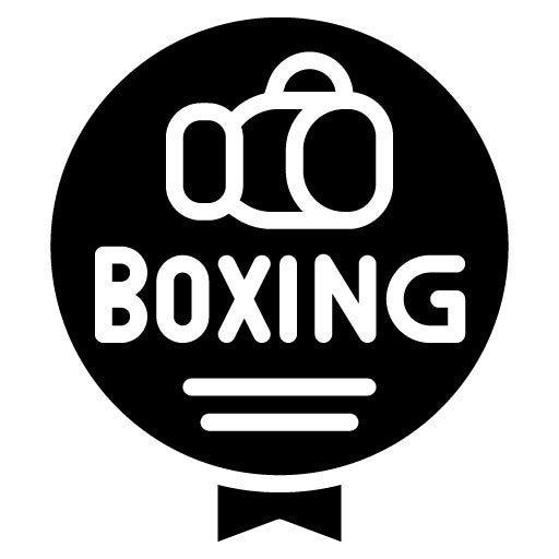 Boxing Logo Glyph Icon