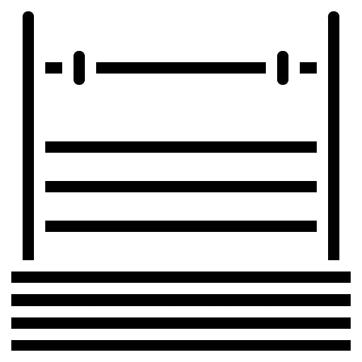 Boxing Ring Glyph Icon