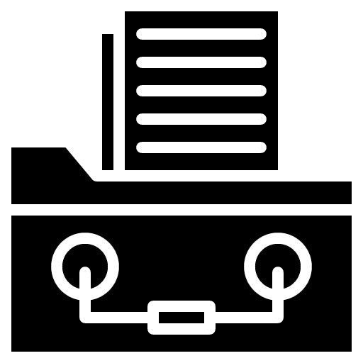 Data Archive Glyph Icon