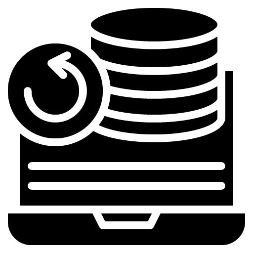 Data Recovery Glyph Icon