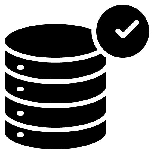 Database Glyph Icon | Data Storage