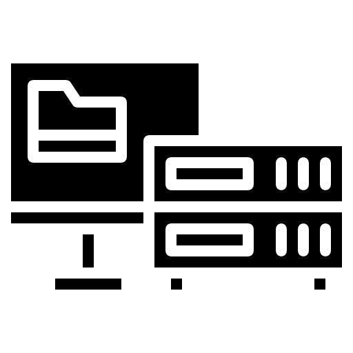 Storage Monitoring Glyph Icon