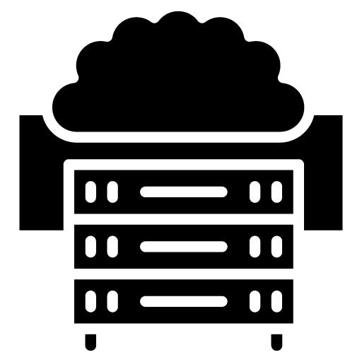 Storage Utilization Glyph Icon