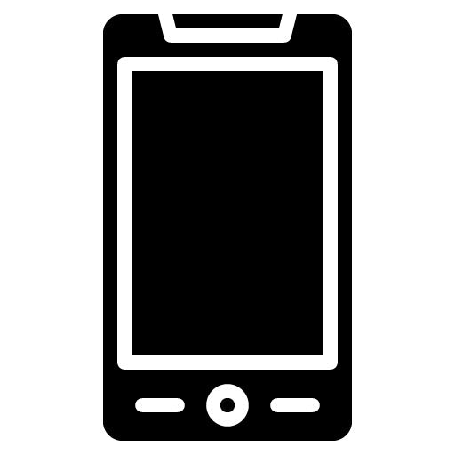 Mobile Phone Glyph Icon | Private Detective