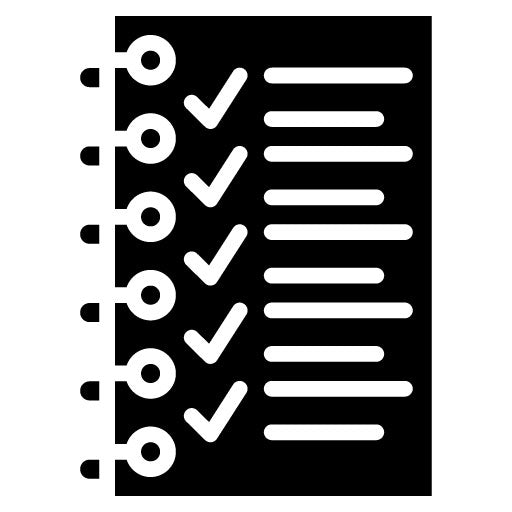 Diabetic Logbook Glyph Icon