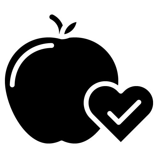 Healthy Eating Glyph Icon | World Diabetes Day