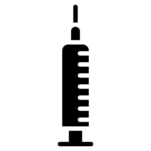 Insulin Injection Glyph Icon | World Diabetes Day