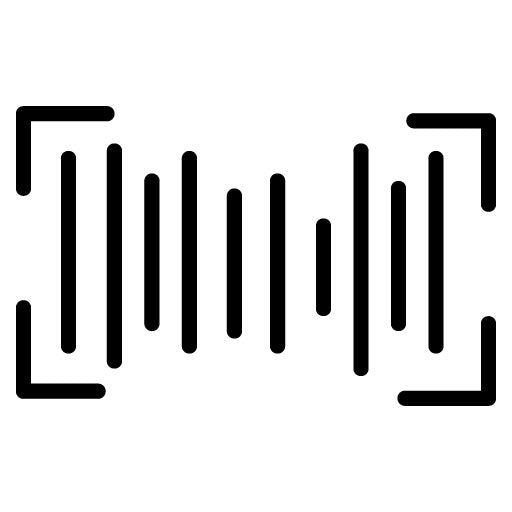 Voiceprint Glyph Icon