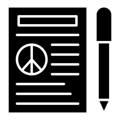 Agreement Glyph Icon | Diplomacy