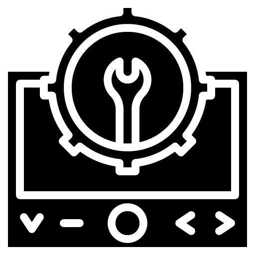 Smart Thermostat Repair Glyph Icon