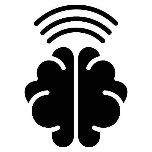 Brainwave Glyph Icon