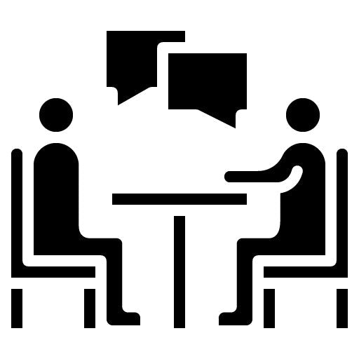 Counseling Glyph Icon