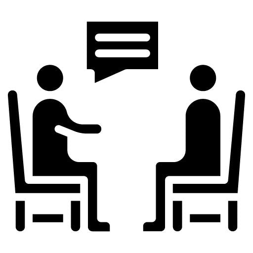 Therapy Session Glyph Icon