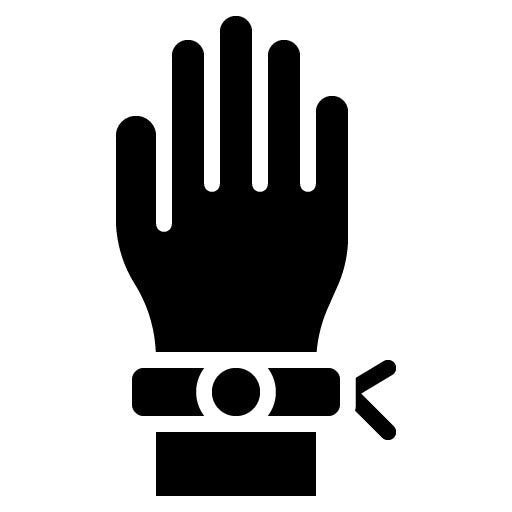 Wristband Glyph Icon