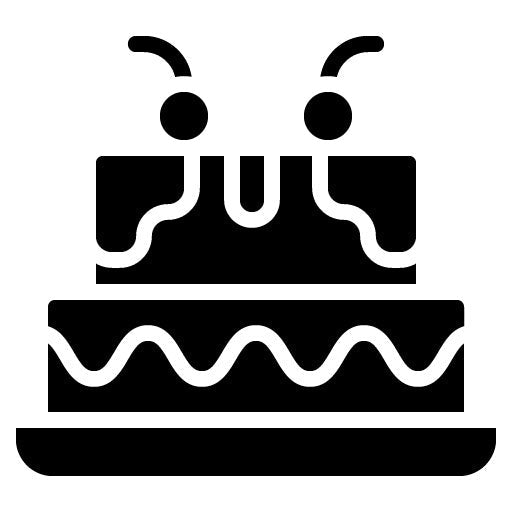 Cherry on Top Glyph Icon