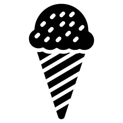 Rocky Road Glyph Icon