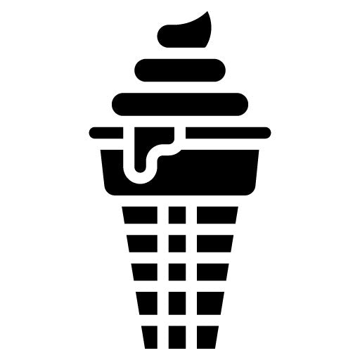 Soft Serve Glyph Icon