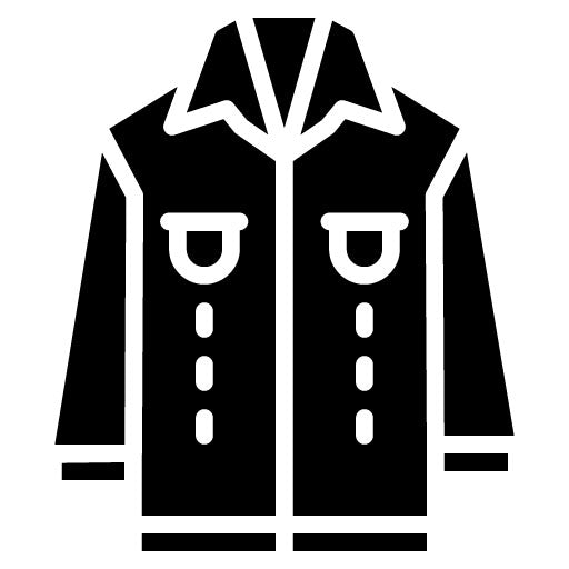 Members Only Jacket Glyph Icon