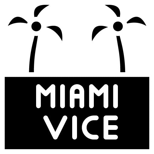 Miami Vice Glyph Icon