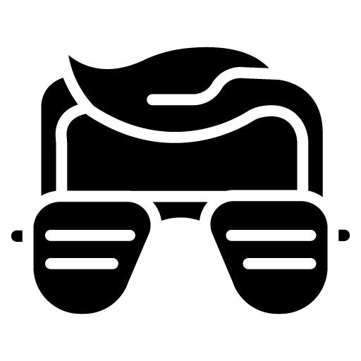 Ray Ban Aviators Glyph Icon