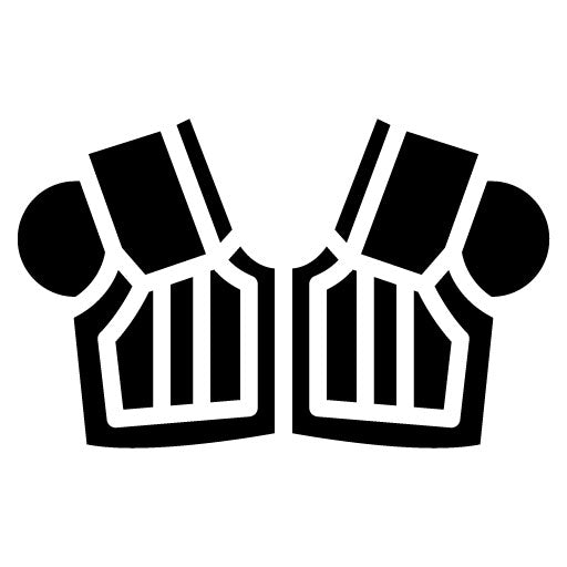 Shoulder Pads Glyph Icon