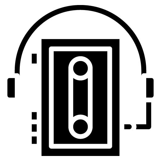 Walkman Glyph Icon