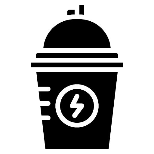Protein Shake Glyph Icon | Weightlifting
