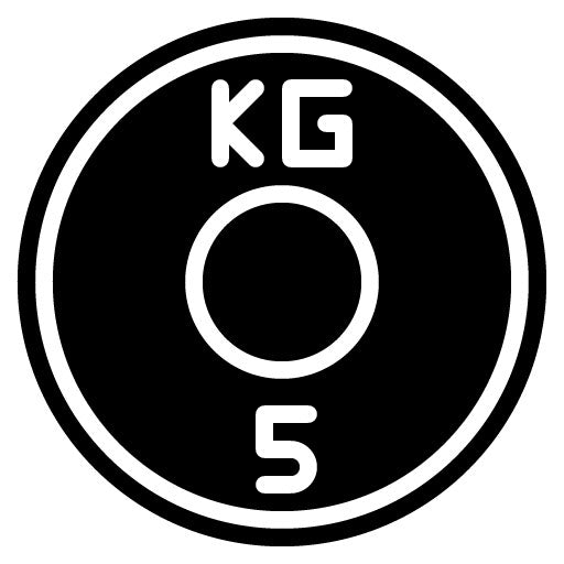 Weight Plate Glyph Icon | Weightlifting