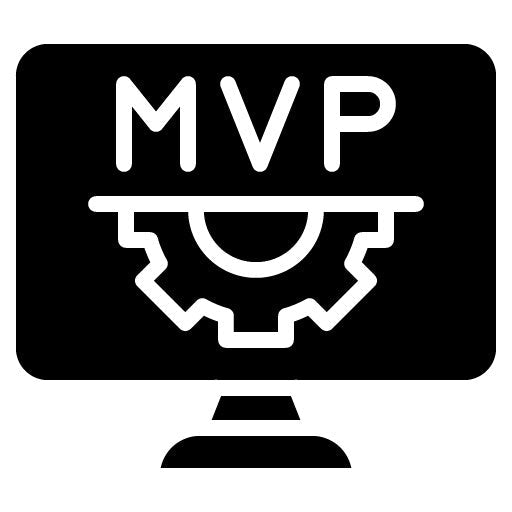 Minimum Viable Product Glyph Icon | Scrum Development