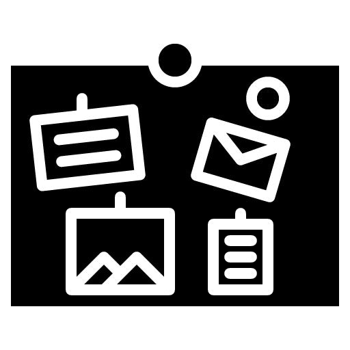Retrospective Board Glyph Icon
