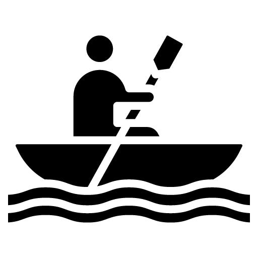 Kayaking Glyph Icon | Honeymoon