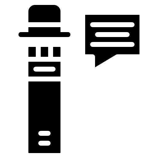 Vape Review Glyph Icon