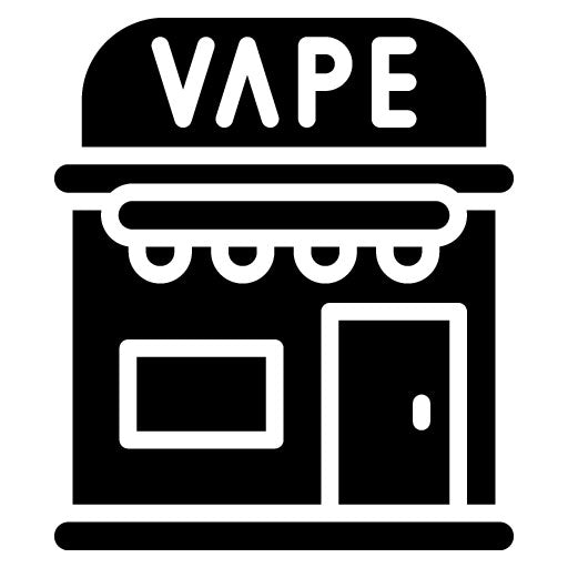 Vape Shop Glyph Icon