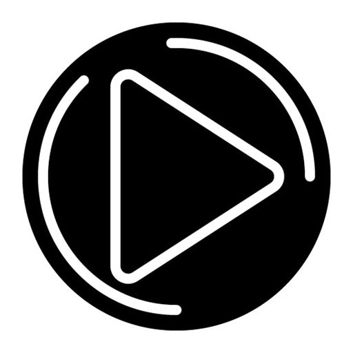 Play Button Glyph Icon | Podcast