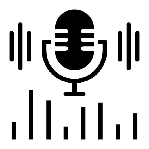 Podcast Analytics Glyph Icon