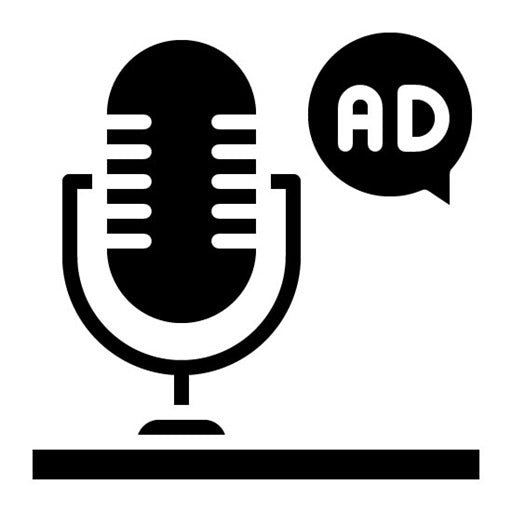 Podcast Platform Glyph Icon