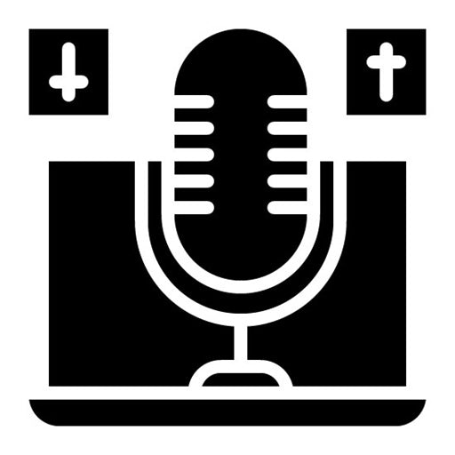 Podcast Production Glyph Icon