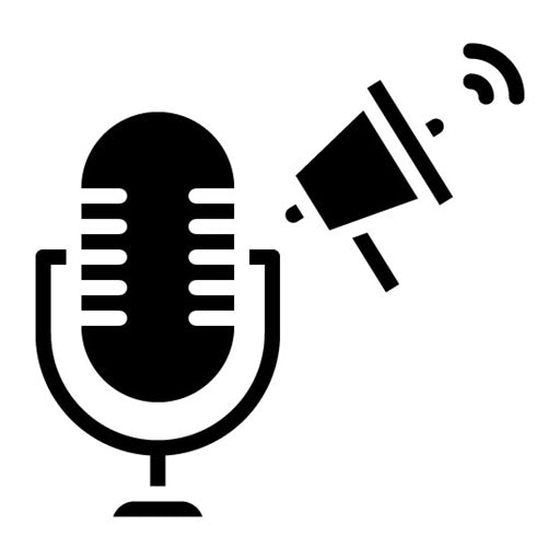 Podcast Promotion Glyph Icon