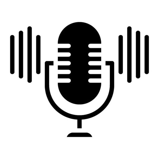 Podcast Statistics Glyph Icon