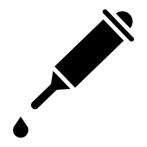 Pipette Glyph Icon