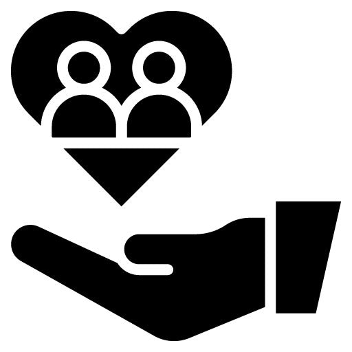 Family Help Glyph Icon