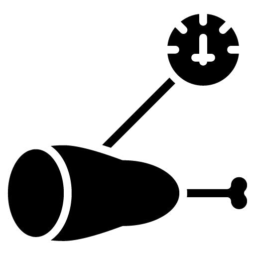 Cooking Thermometer Glyph Icon