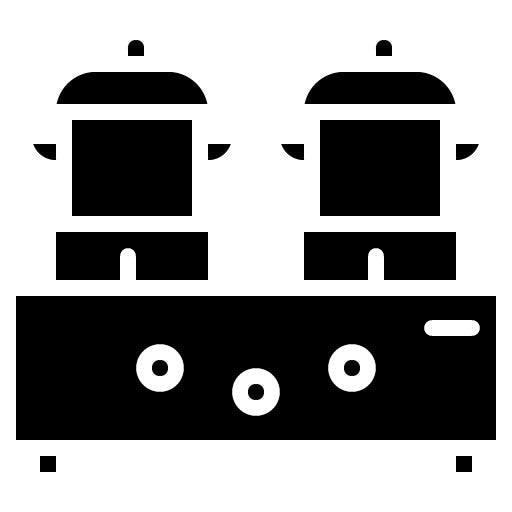 Cooktop Glyph Icon