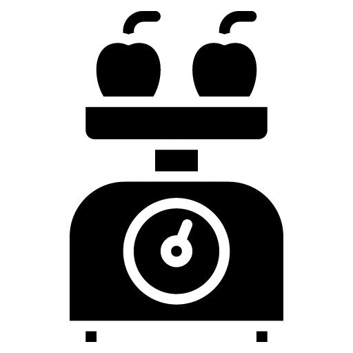 Food Scale Glyph Icon | Food Processing