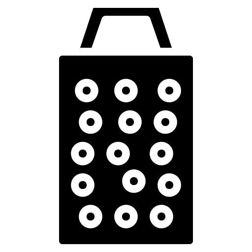 Grater Glyph Icon | Food Processing